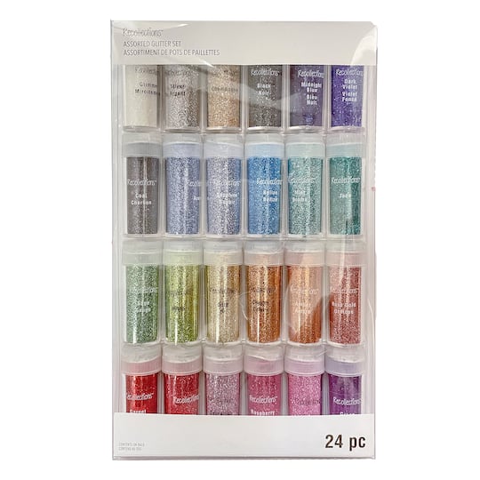 6 Packs: 24 ct. (144 total) Extra Fine Glitter Pack by Recollections&#x2122;